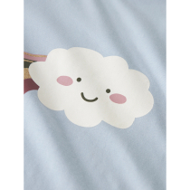 NAME IT Langærmet Bluse Vix Subdued Blue Cloud